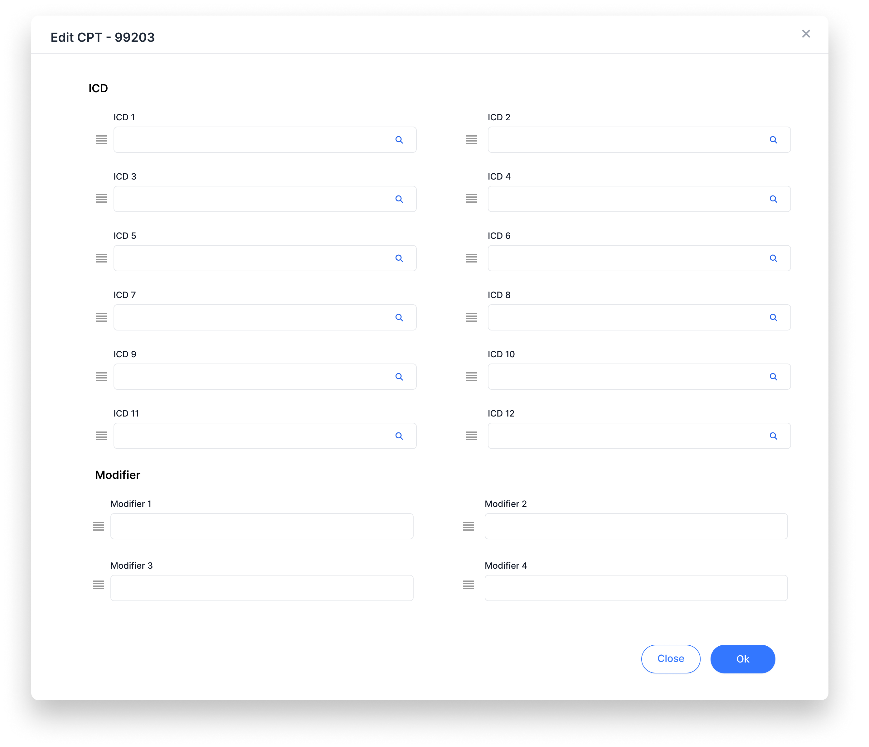 Add CPT modal screen 2